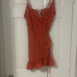 Free People Scarlet Floral Ruffle Dress